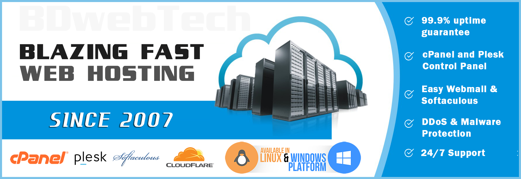 bdwebtech web hosting banner